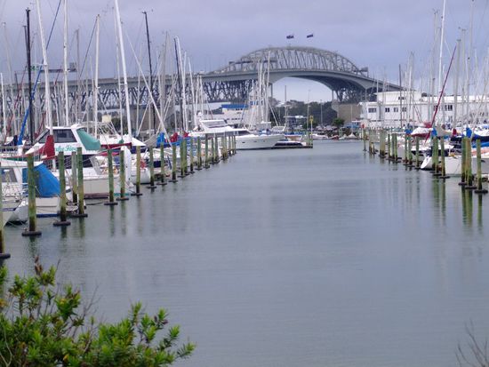 Harbour Bridge from "Westhaven Marina"