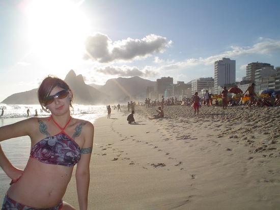 Sunset on Ipanema