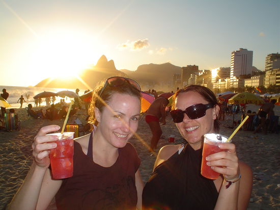 Sunset drinks