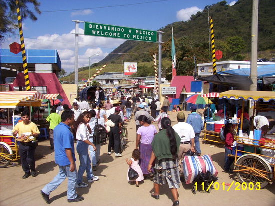 ...Guatemala border crossing is a step into the third world...