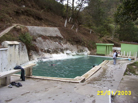 ...Parisio's hot spring that gave us such a scare...