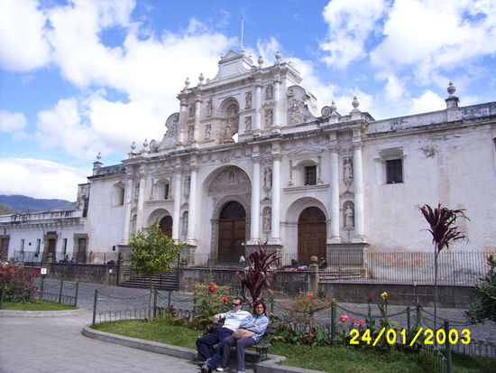 ...Ornamental Palacio de Auntamientos built in 1743 is Antigua's Town Hall and museum...