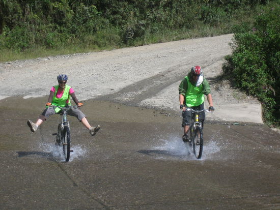 Yes, nobody had try feet at the end of the bycicling day...