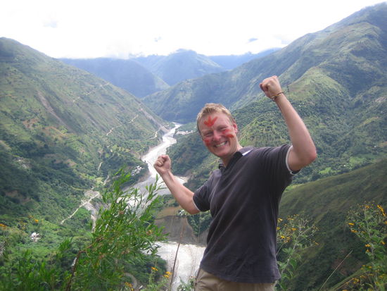 A nice view into the valley from a spot near the Inka terraces.