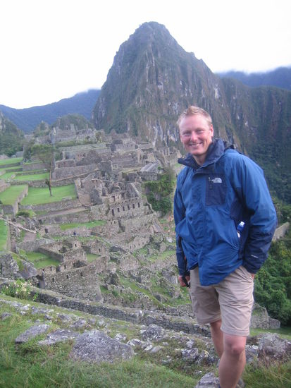First photo of Maccu Picchu with Huayna Pichu in the back.