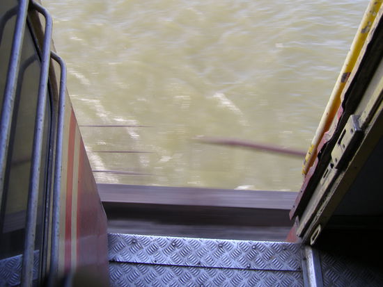 Open door when train was in motion