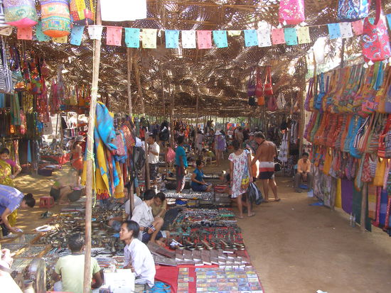 Fleamarket in Anjuna