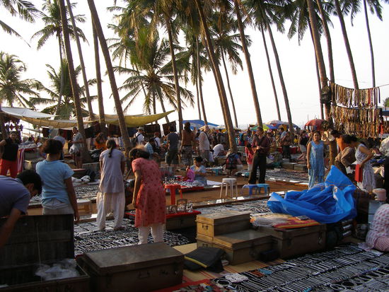 Fleamarket in Anjuna