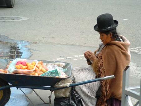 We haven't seen a lot of men selling stuff on the street. This is essentially a women task here. A lot of them only have a few things like 3 onions and 2 salads but they will stay all day on the ground to sell everything.