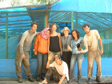 Beber, me like in the desert, Lina, Nete, Ingrid, Ben and Sandro