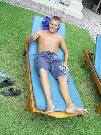 Relaxing at Masa Inn