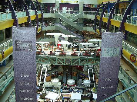 One of the many state-of-the-art Shopping Malls in Singapore.