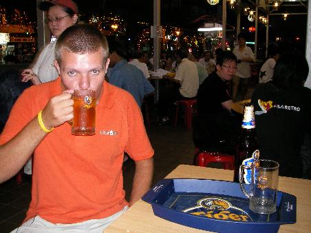 At the famous Hawker Stalls