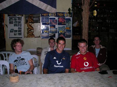 Watching the vital Man Utd v Spurs game. Rivalry was intense!