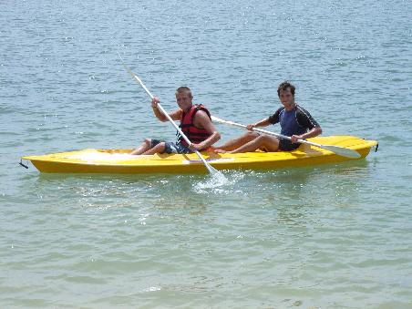I tried my hand at Sea Kayaking- Great fun but very tiring!