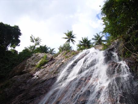 One of the many Waterfalls on Samui