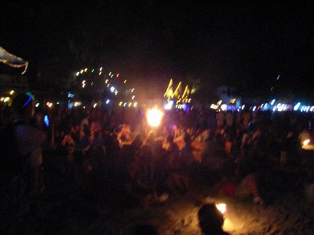 Fire Throwing at Full Moon Party