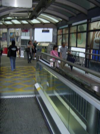 Escalators and walkways were absolutely everywhere!