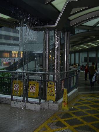 Rain was a pest on my trip as you can see here!