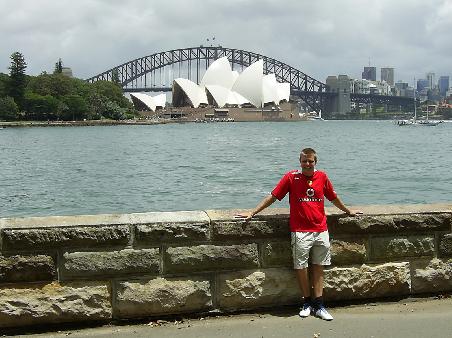 Posing for the Camera at Sydney Harbour