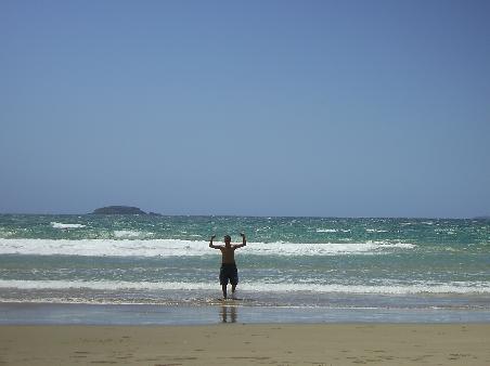 The Water and Sand at Coffs was remarkably clean and unspoilt!