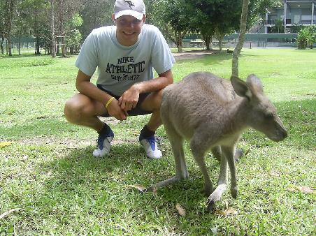 This Roo couldnt wait to hop away!