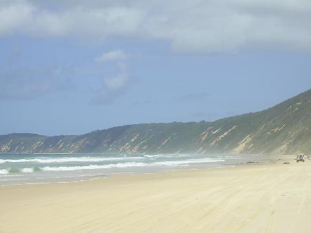 Rainbow Beach was the gateway to Fraser Island