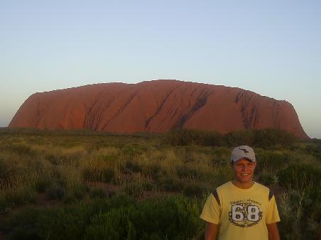 Ayres Rock at Sunset