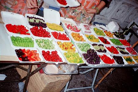 Colourful sweets at the market near the Golden Mount