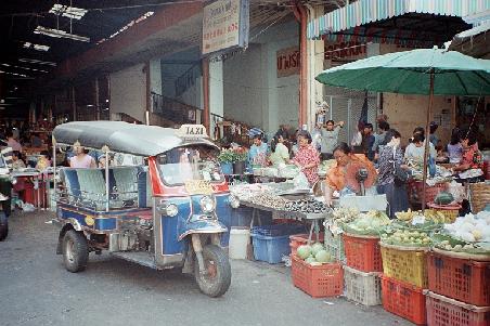 Tuk-Tuk at the Bangrat Markets