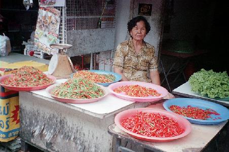 Chillis at Phang Nga Markets