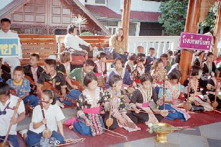 School band at Doi Sutep