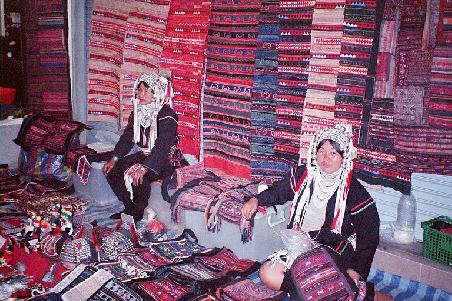 Ahka Hill Tribe women at Chiangrai Night Market