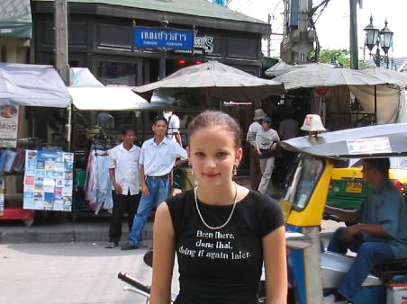 Jess in Thanon Khao San Road