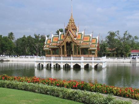 Temple at the Bang Pa In Royal Palace