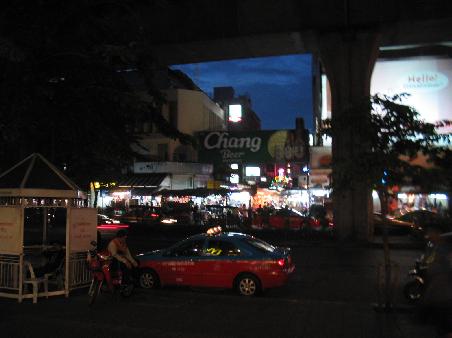 Looking across to Soi Patpong
