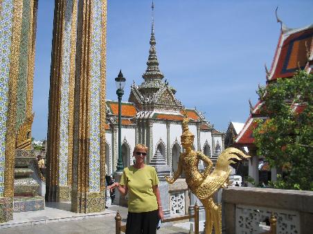 Jude being silly at Grand Palace