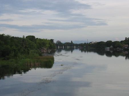 River Kwai with "The Bridge" in the distance
