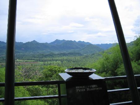 View from the Australian Hellfire Pass Museum.