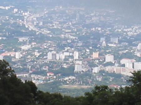 View of Chiangmai from Doi Sutep
