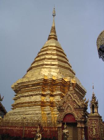 Gold Chedi at Doi Sutep.