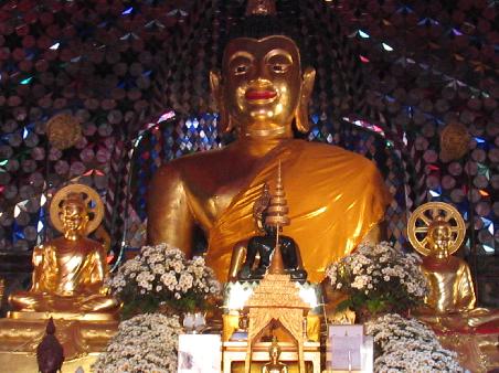 Large gold buddha at Doi Sutep