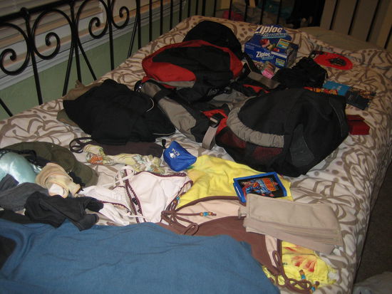 I actually stuck to my plan of packing light!