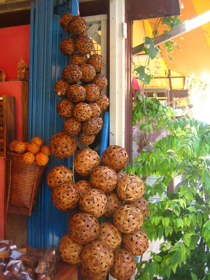 Thai wicker balls