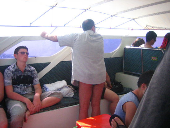 I guess he doesn't like tan lines