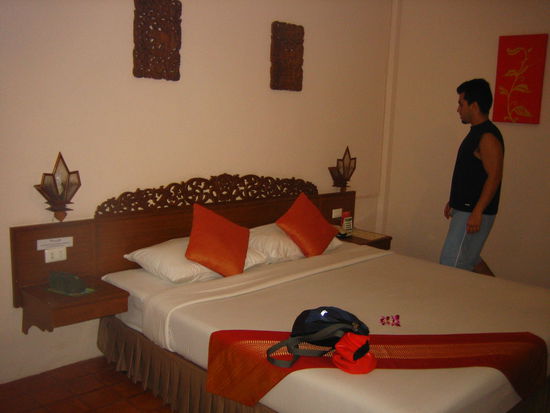 Our 'exotic' Thai style room