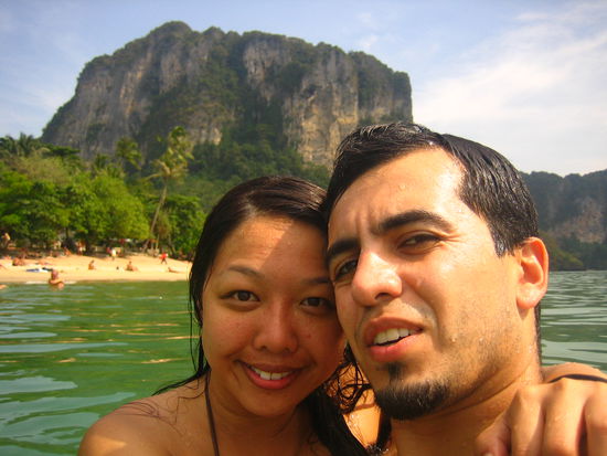 Goofing around in Ao Nang