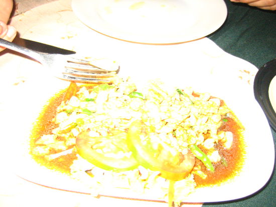 Chili mint chicken with basil