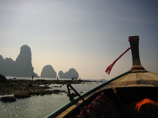 Railay, with its tons of rocks and shallow waters