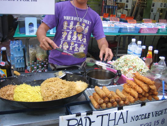 We couldn't travel all this way and not try the Pad Thai
